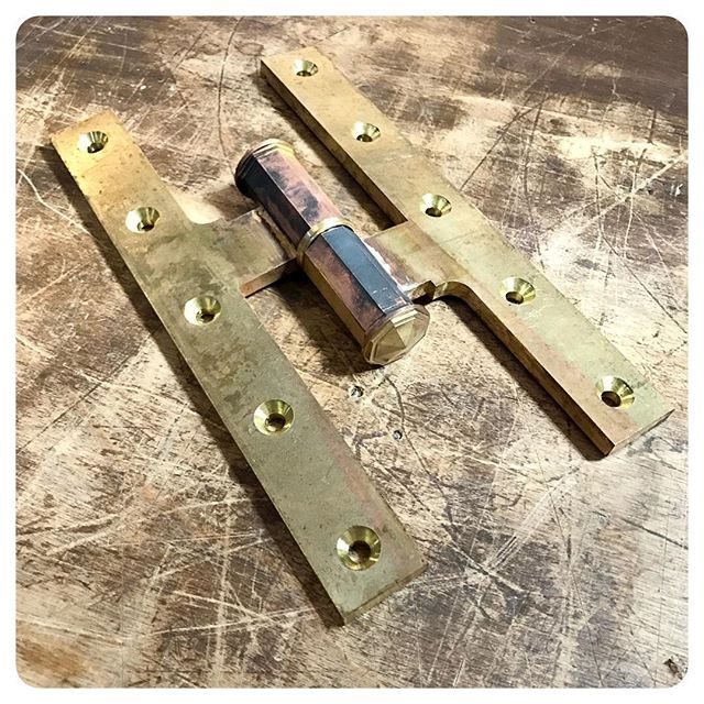 new paumelle hinge with concealed bearings - cannot wait to see these finished