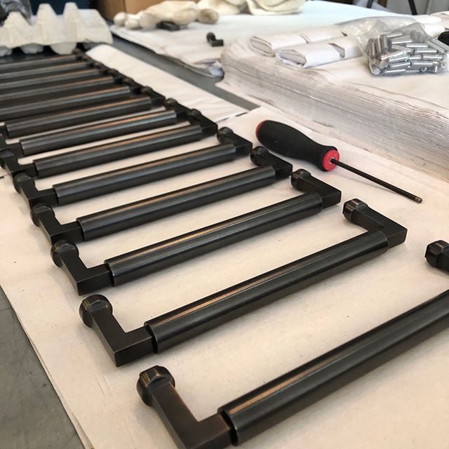 Gropius pulls getting ready to ship - we make these and finish them right here in the USA