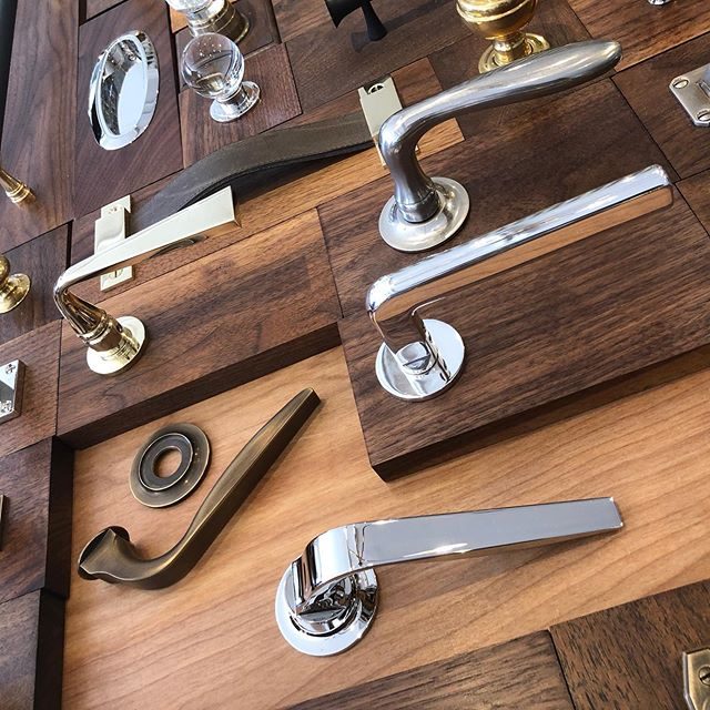 A clean selection of our architectural door levers